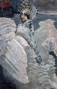 Mikhail Vrubel Swan princess. Germany oil painting artist